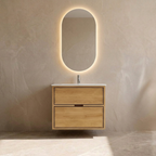 Vaskeskab i massiv eg – Segment | Oak Elements