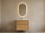 Vaskeskab i massiv eg – Linea | Oak Elements